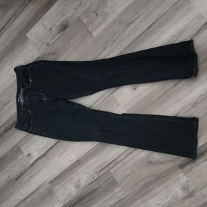 Dark denim bootcut jeans